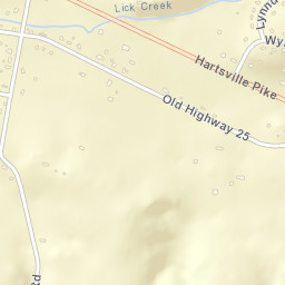 Castalian Springs Tennessee Street Map