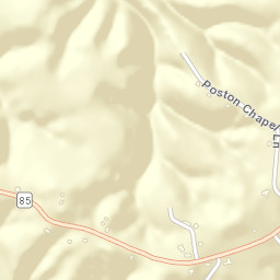 Burristown Tennessee Street Map