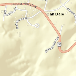 Alpine Tennessee Street Map