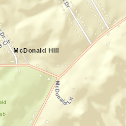 McDonald Hill Tennessee Street Map