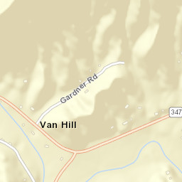 Van Hill Tennessee Street Map