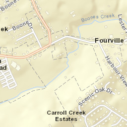 Fourville Tennessee Street Map