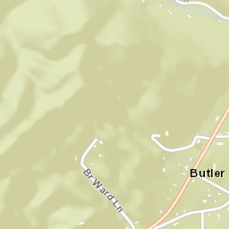 Doeville Tennessee Street Map