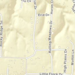 Little Flock Arkansas Street Map