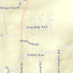 1227 North Springfield Street, Berryville, AR Street Map