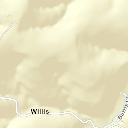 Willis Arkansas Street Map