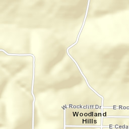 Woodland Hills Arkansas Street Map