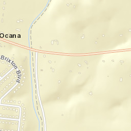 Ocana Tennessee Street Map