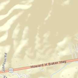 Straight Fork Tennessee Street Map