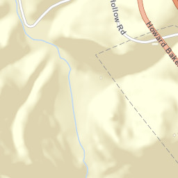 Royal Blue Tennessee Street Map