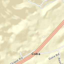Cuba Tennessee Street Map