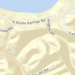 Austin Springs Tennessee Street Map