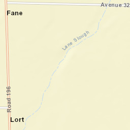 Fane California Street Map