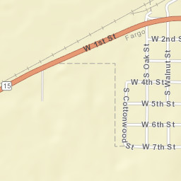 312 Oak St Fargo OK 73840 America Street Map
