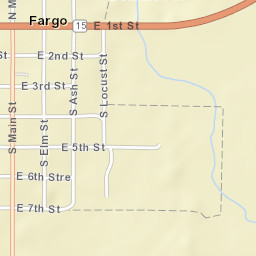 108-150 1st Street, Fargo, OK 73840, USA Street Map