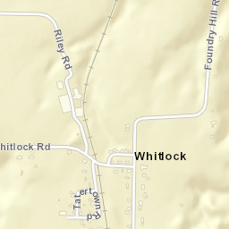 Whitlock Tennessee Street Map