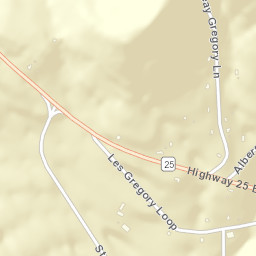 Rock House Tennessee Street Map