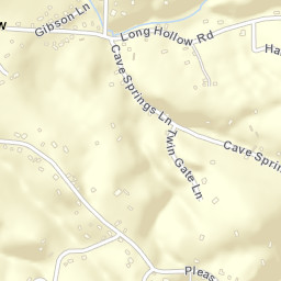 Long Hollow Tennessee Street Map