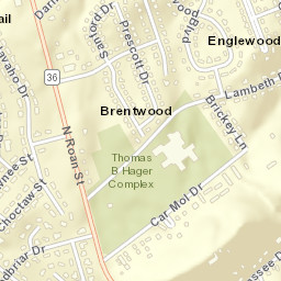 Boone Trail Tennessee Street Map