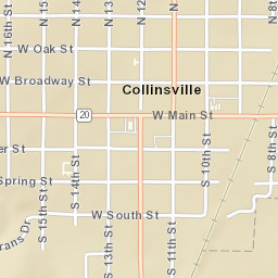 918-1050 Highway 20, Collinsville, OK Street Map