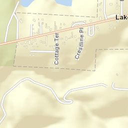 Amos Arkansas Street Map