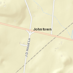 Johntown Tennessee Street Map