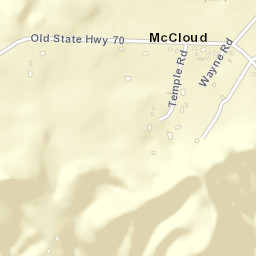 McCloud Tennessee Street Map