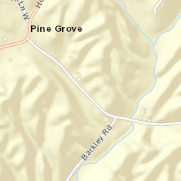 Pine Grove Tennessee Street Map