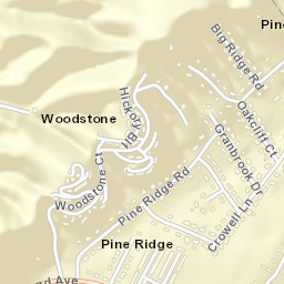 Woodstone Tennessee Street Map