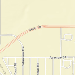 Goshen California Street Map