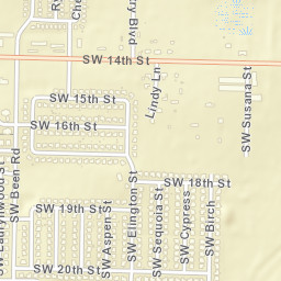 1301 Southwest Anna Street, Bentonville Street Map