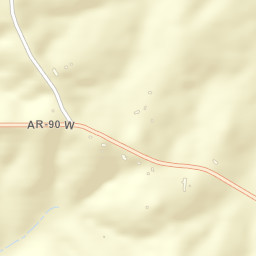 Gravesville Arkansas Street Map