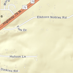 Nobles Tennessee Street Map