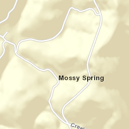Mossy Spring Tennessee Street Map