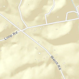 Welch Crossroad Tennessee Street Map