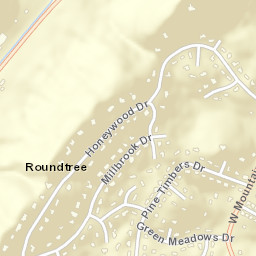 Roundtree Tennessee Street Map