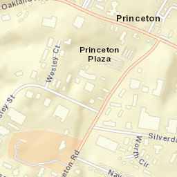 Princeton Tennessee Street Map
