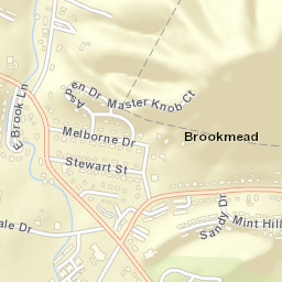 Reston Court Tennessee Street Map