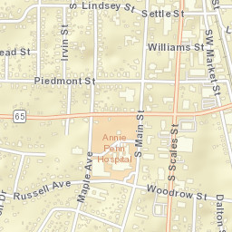 400-422 West Harrison Street, Reidsville, NC Street Map