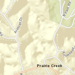 Prairie Creek Arkansas Street Map