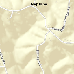 Neptune Tennessee Street Map