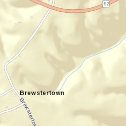 Brewstertown Tennessee Street Map