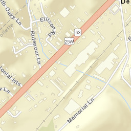 De Lap Tennessee Street Map