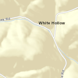 White Hollow Tennessee Street Map