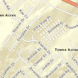 Greenacres Tennessee Street Map