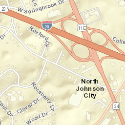 Towne Acres Tennessee Street Map
