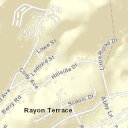 Rayon Terrace Tennessee Street Map