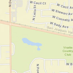 1966-2106 N Demaree St Visalia CA Street Map