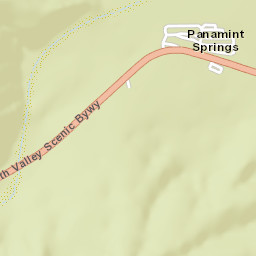 Panamint Springs California Street Map