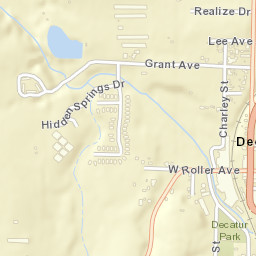Decatur Arkansas Street Map